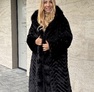 Hilda szőrmekabát fekete – Innova Fashion – 2. kép